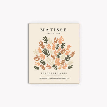 Matisse Winter Leaf Exhibition Print, 4 of 4