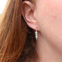 Amazonite Droplet Earrings, thumbnail 3 of 4