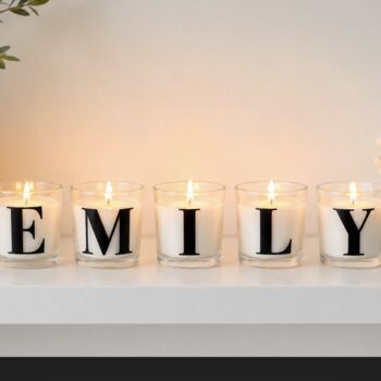 Personalised Letter Scented Candle, 2 of 3