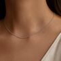 Sterling Silver Light Curb Chain – 16in To 30in, thumbnail 3 of 10