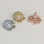 Crystal Tree Stud Earrings, thumbnail 5 of 5