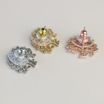 Crystal Tree Stud Earrings, 5 of 5