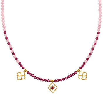 Marrakesh Sunrise Garnet Necklace, 4 of 10