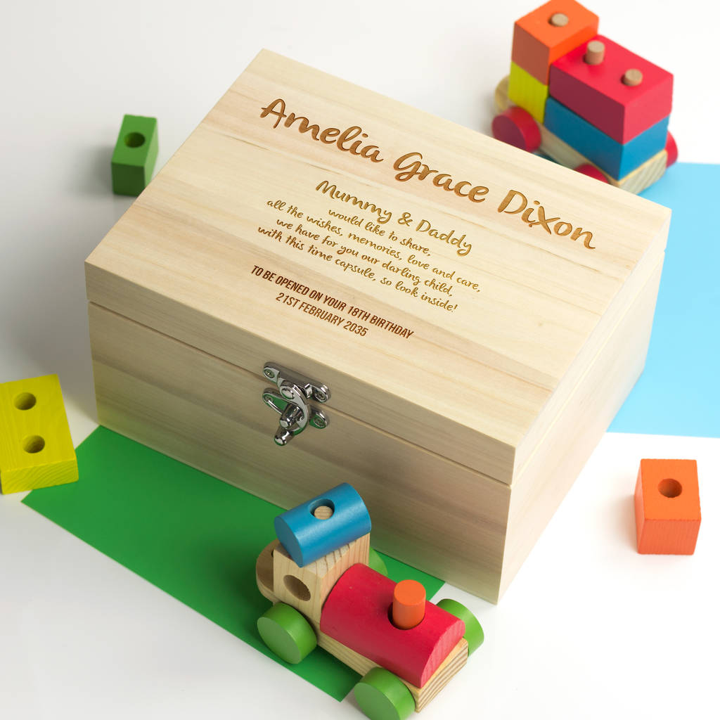 baby time capsule box