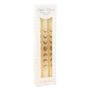 Set Of Three Off White Moon Phases Taper Dinner Candles, thumbnail 2 of 4