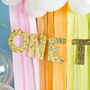 One Today Gold Glitter First Birthday Banner, thumbnail 3 of 3