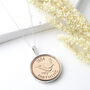 70th Birthday 1954 Farthing Coin Necklace, thumbnail 2 of 12