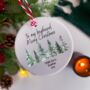 Personalised Boyfriend Merry Christmas Ornament, thumbnail 1 of 2