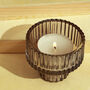 G Decor Set Of Two Grey Dinner Candle/Tea Light Holders, thumbnail 5 of 9
