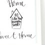 Personalised 'Home Sweet Home' Illustration Print, thumbnail 3 of 6