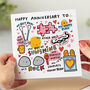 Happy Anniversary Card, thumbnail 2 of 4