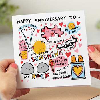 Happy Anniversary Card, 2 of 4