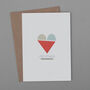 'I Love You' Heart Row Card, thumbnail 5 of 5