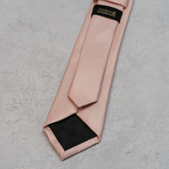Blush Pink Tie Set And Socks Wedding Groomsmen Gift, 4 of 5
