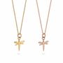 Dragonfly Stud Earrings Gold Or Rose Gold Vermeil, thumbnail 5 of 6