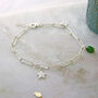 Sterling Silver Pearl Charm Bracelet, thumbnail 3 of 8