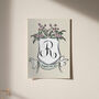 Personalised Wedding Crest Paper Print, thumbnail 5 of 12