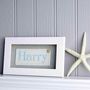 Personalised Baby Name Handpainted Framed Fabric Print, thumbnail 9 of 12