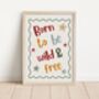Personalised Cool Kids Cllub Stars And Moon 'Love You To The Moon And Back' Print Set For Bedroom Or Nursery, thumbnail 2 of 4
