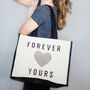 Valentine's Slogan Bag 'Forever Yours', thumbnail 1 of 4