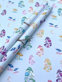 Mushroom Wrapping Paper, 5 of 9