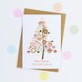 Pack Of X 10 Personalised Christmas Tree Cards, thumbnail 2 of 2