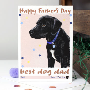 Personalised Dog Father's Day Card, 2 of 9