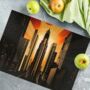 Art Deco Textured Glass Chopping Board Design Four, thumbnail 5 of 8