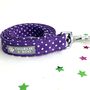 Purple Dog Collar And Lead/Leash Set, thumbnail 6 of 6