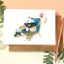 Panda And Baby Panda Greetings Card, thumbnail 2 of 6