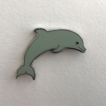 Dolphin Enamel Pin Badge, 2 of 3