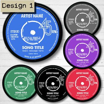 Personalised Six Framed Songs On Real Vinyl Records, 9 of 12