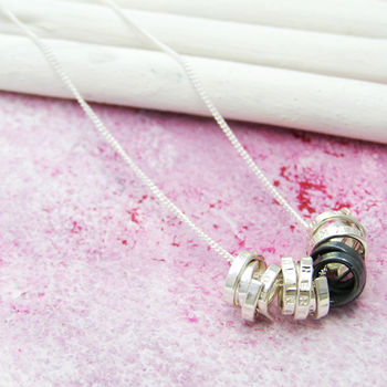 Contemporary Personalised Scroll Necklace, 11 of 11