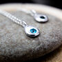 Sterling Silver Birthstone Keepsake Pendant, thumbnail 2 of 6