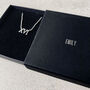 16th Birthday Gift. Silver Roman Numerals Necklace, thumbnail 2 of 6