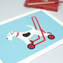 Dog On Wheels Print, thumbnail 2 of 2