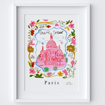 Sacré Coeur, Paris, France French Landmark Travel Print, 3 of 3