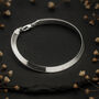 Sterling Silver Triple Herringbone Bracelet, thumbnail 1 of 10