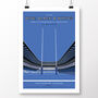 Bath Rugby Blue, Black And Whites Twickenham 2025 Poster, thumbnail 2 of 6