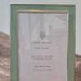 Isaac Jacobs Pale Green And Silver Plated Border Photo Frame, thumbnail 2 of 3
