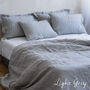King Size Linen Bedding Set Linen Pillowcases, thumbnail 2 of 12