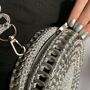 Circular Fashion Daisy Chain Crochet Ring Pulls Bag, thumbnail 6 of 12