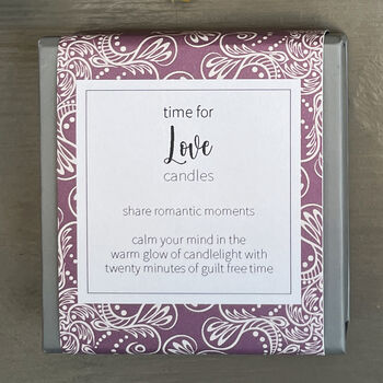 Time For Love Mini Candle Set, 3 of 7