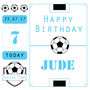 Happy Birthday Football Greeting Card, thumbnail 4 of 6