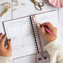 Personalised Luxury 2026 Weekly Diary| Planner| Blush Pink Candy Stripe, thumbnail 3 of 12