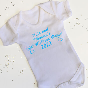 Personalised 1st Mothers Day T Shirt/Babygrow, 2 of 11