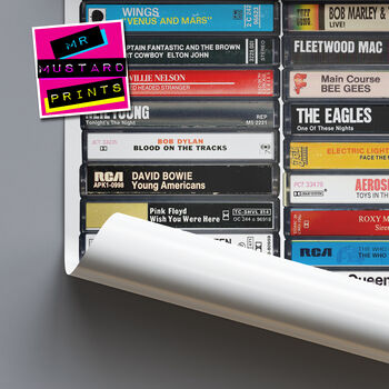 51st Birthday Personalised Print Music From 1975, 4 of 9