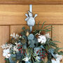 Set Of Two Snowman Christmas Wreath Hangers, thumbnail 2 of 3