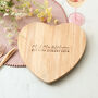 Personalised Mr And Mrs Heart Wedding Chopping Board, thumbnail 1 of 2