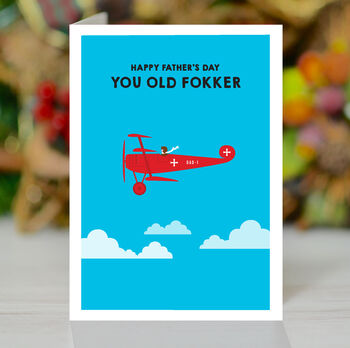 Happy Father's Day Old Fokker Card, 5 of 5